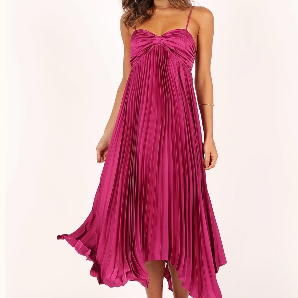 Petal & Pup Fuchsia High Low Dress